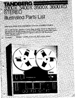 Tandberg 3400-X-3500-X-3600-XD - Service Manual-2